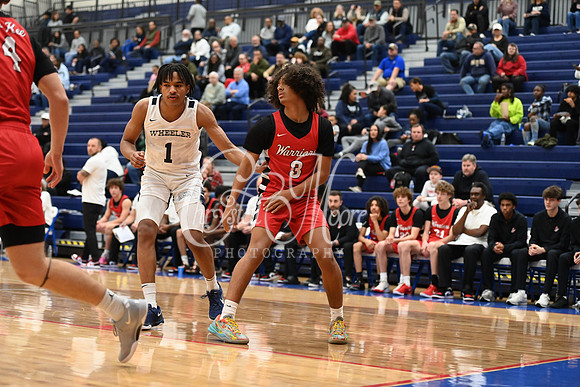 6A Wheeler vs 6A Cherokee during region 5 semi-finals boys basketball tournament