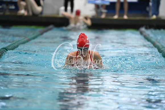 Allatoona High School Swim Team during Campbell Meet