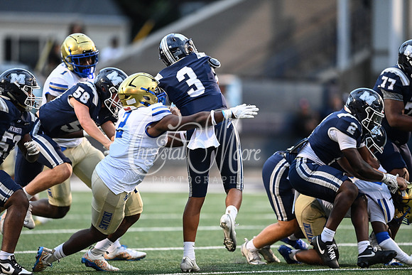 Class AAAAAA football action with Marietta taking on McEachern in their home opener