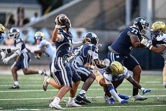 Class AAAAAA football action with Marietta taking on McEachern in their home opener