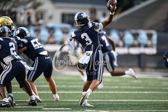 Class AAAAAA football action with Marietta taking on McEachern in their home opener