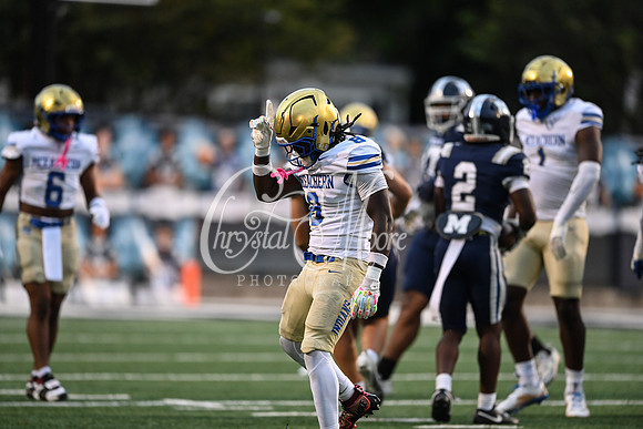 Class AAAAAA football action with Marietta taking on McEachern in their home opener