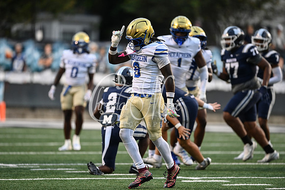 Class AAAAAA football action with Marietta taking on McEachern in their home opener