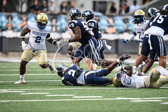 Class AAAAAA football action with Marietta taking on McEachern in their home opener