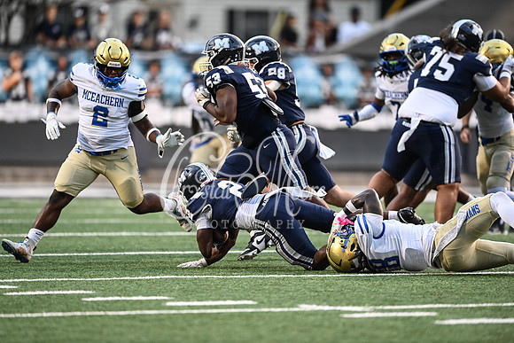 Class AAAAAA football action with Marietta taking on McEachern in their home opener