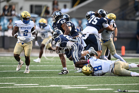 Class AAAAAA football action with Marietta taking on McEachern in their home opener