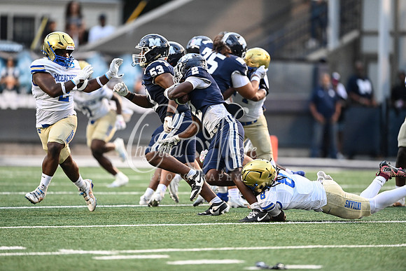 Class AAAAAA football action with Marietta taking on McEachern in their home opener