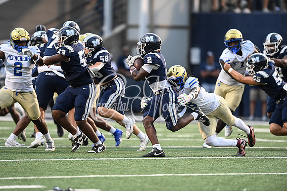 Class AAAAAA football action with Marietta taking on McEachern in their home opener