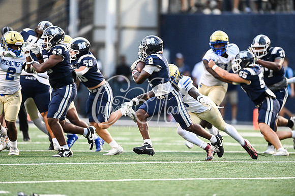Class AAAAAA football action with Marietta taking on McEachern in their home opener