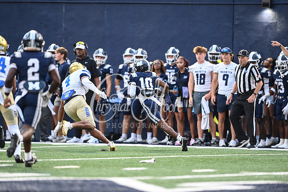 Class AAAAAA football action with Marietta taking on McEachern in their home opener