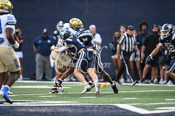 Class AAAAAA football action with Marietta taking on McEachern in their home opener