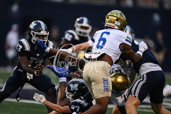 Class AAAAAA football action with Marietta taking on McEachern in their home opener