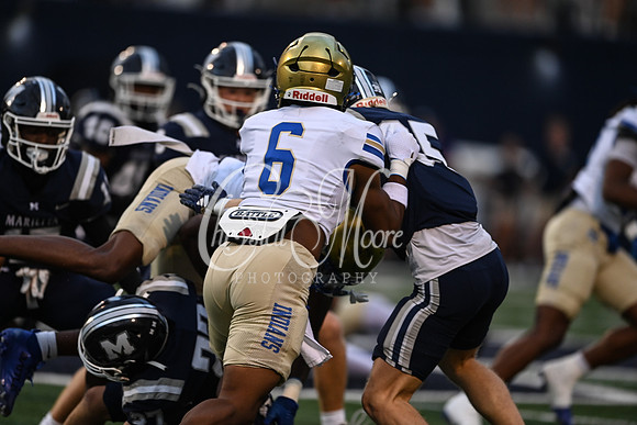 Class AAAAAA football action with Marietta taking on McEachern in their home opener
