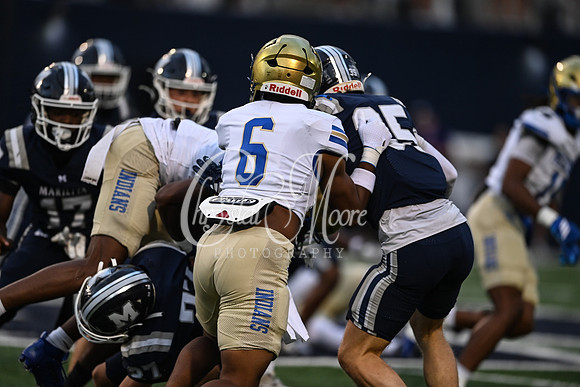 Class AAAAAA football action with Marietta taking on McEachern in their home opener