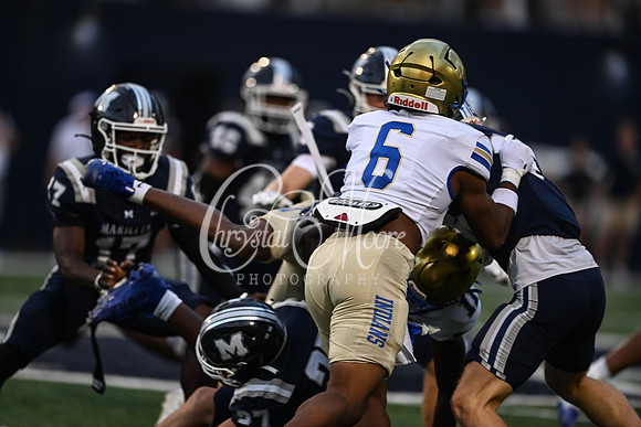 Class AAAAAA football action with Marietta taking on McEachern in their home opener