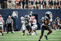 Hillgrove fumbles during Class AAAAAA football action against Marietta
