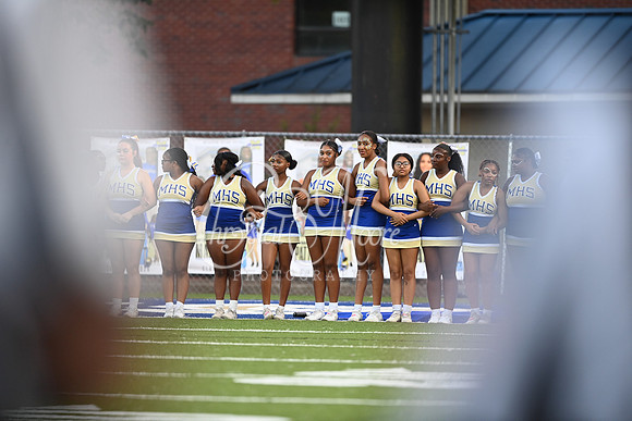Class AAAAAA football action with McEachern taking on Campbell