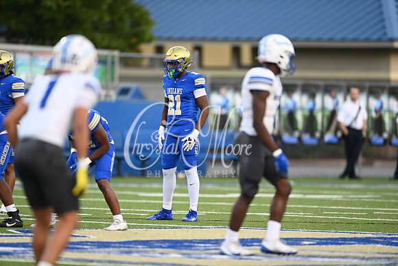 Class AAAAAA football action with McEachern taking on Campbell