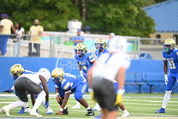 Class AAAAAA football action with McEachern taking on Campbell