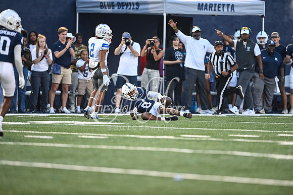 Class AAAAAA football action with Marietta taking on Etowah