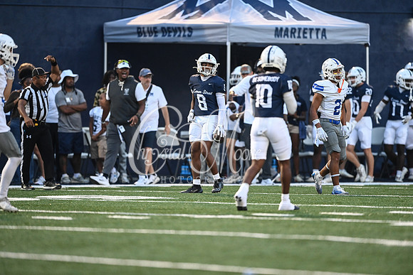 Class AAAAAA football action with Marietta taking on Etowah