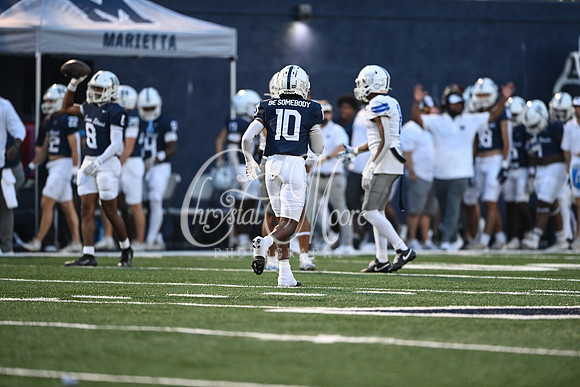 Class AAAAAA football action with Marietta taking on Etowah