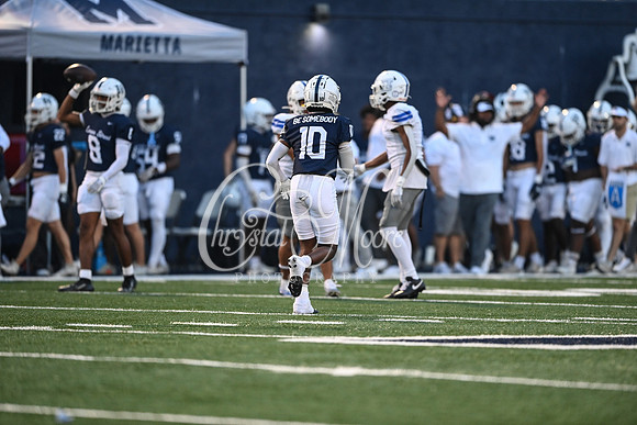 Class AAAAAA football action with Marietta taking on Etowah