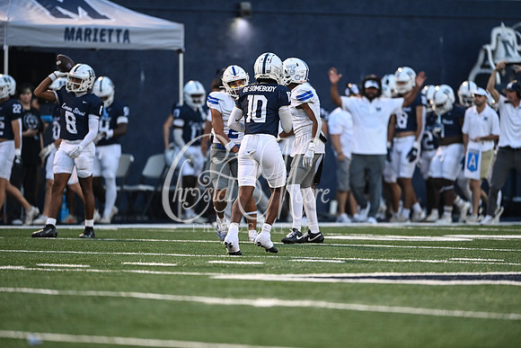Class AAAAAA football action with Marietta taking on Etowah