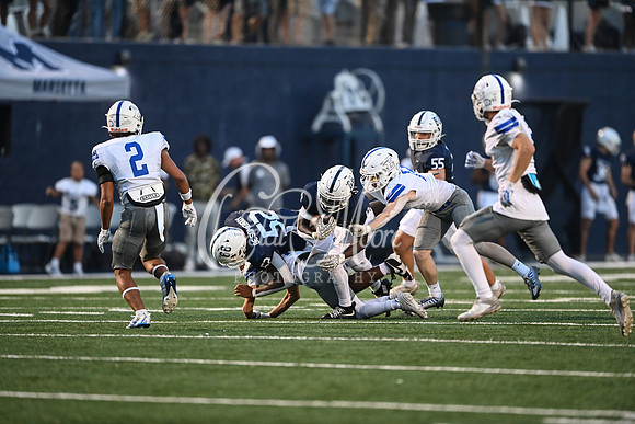 Class AAAAAA football action with Marietta taking on Etowah