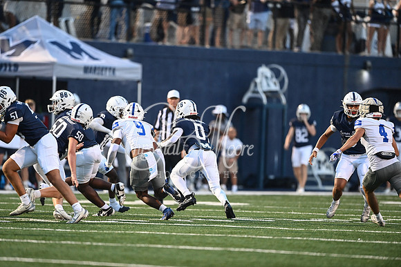 Class AAAAAA football action with Marietta taking on Etowah