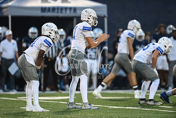 Class AAAAAA football action with Marietta taking on Etowah