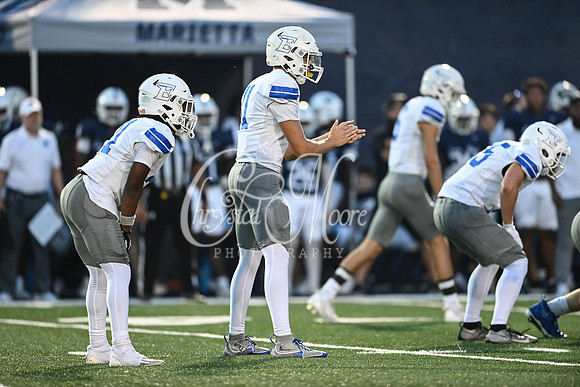 Class AAAAAA football action with Marietta taking on Etowah
