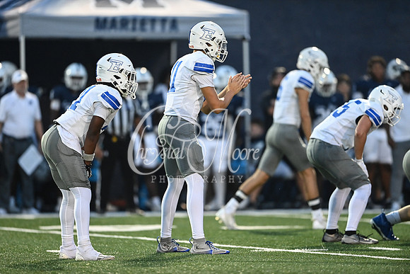 Class AAAAAA football action with Marietta taking on Etowah