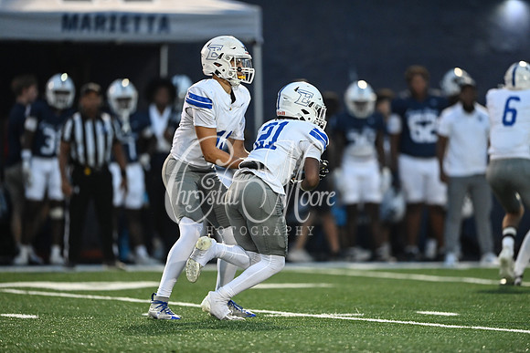 Class AAAAAA football action with Marietta taking on Etowah