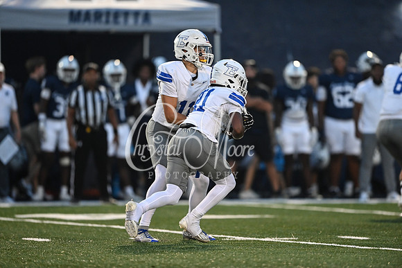 Class AAAAAA football action with Marietta taking on Etowah