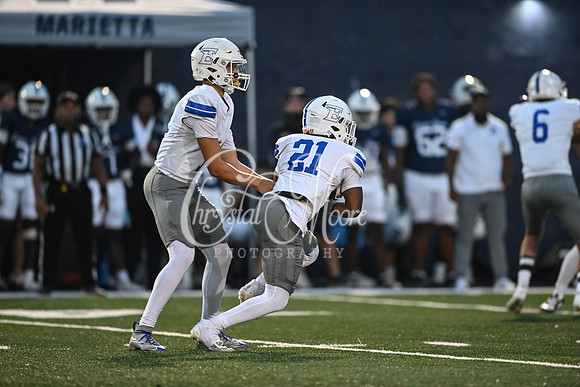 Class AAAAAA football action with Marietta taking on Etowah