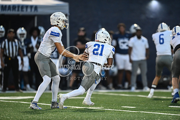 Class AAAAAA football action with Marietta taking on Etowah
