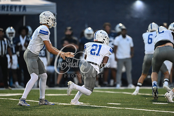 Class AAAAAA football action with Marietta taking on Etowah