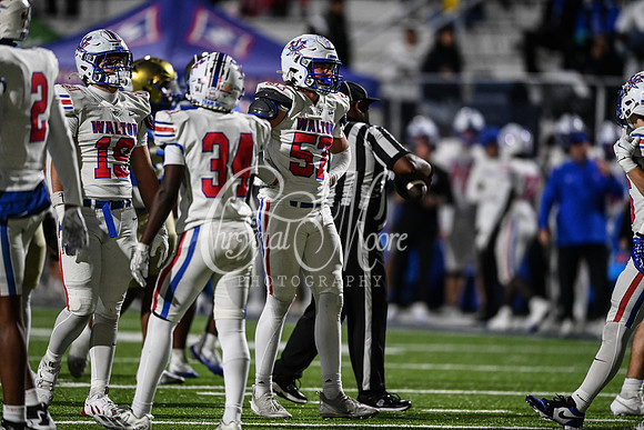 First round GHSA Class AAAAAA football action with McEachern taking on Walton