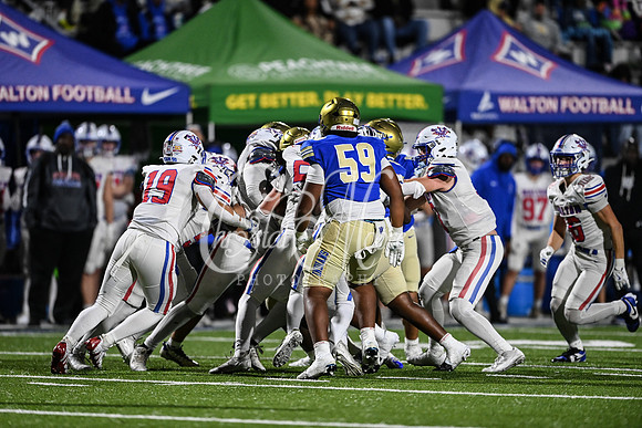 First round GHSA Class AAAAAA football action with McEachern taking on Walton