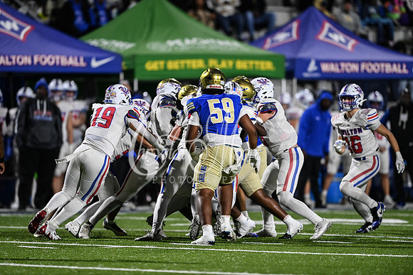 First round GHSA Class AAAAAA football action with McEachern taking on Walton