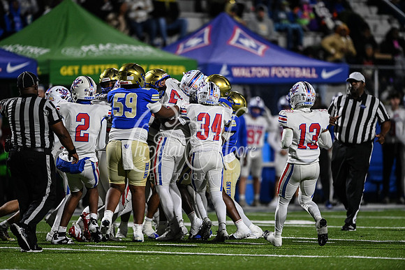 First round GHSA Class AAAAAA football action with McEachern taking on Walton