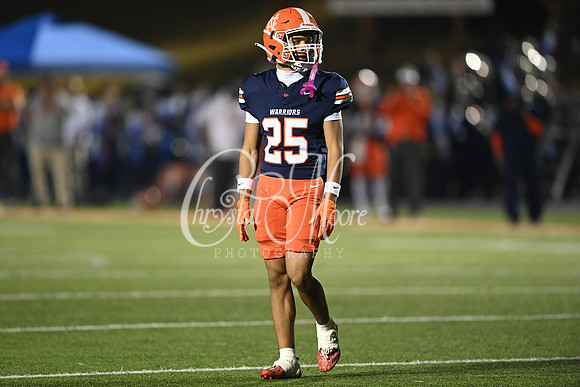 North Cobb Marcus Singleton, Sophomore (25) during second round GHSA Class AAAAAA football action against  Douglas County
