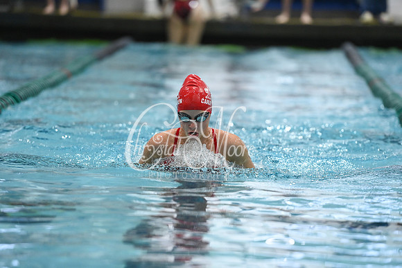 Allatoona High School Swim Team during Campbell Meet