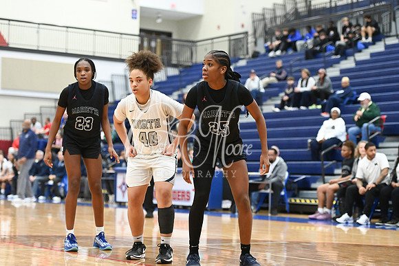 6A Marietta vs 6A North Paulding during Region 5 semi-finals girls basketball tournament
