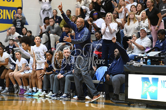 6A GHSA Quarterfinals Girls Basketball with North Paulding High School vs Newton High Schoo
