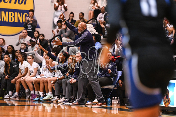 6A GHSA Quarterfinals Girls Basketball with North Paulding High School vs Newton High Schoo