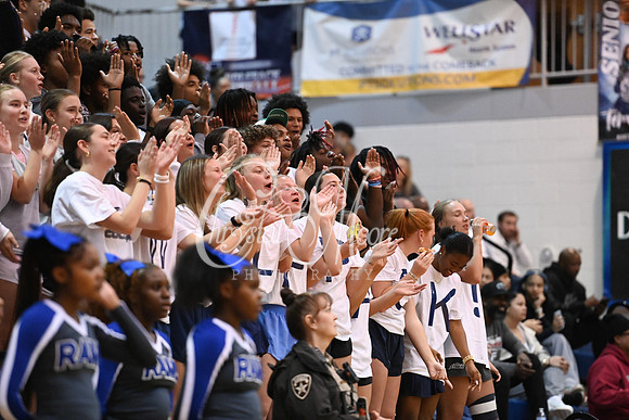 6A GHSA Quarterfinals Girls Basketball with North Paulding High School vs Newton High Schoo