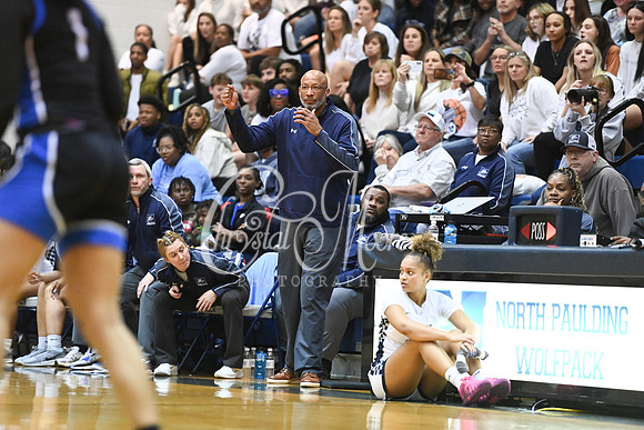 6A GHSA Quarterfinals Girls Basketball with North Paulding High School vs Newton High Schoo