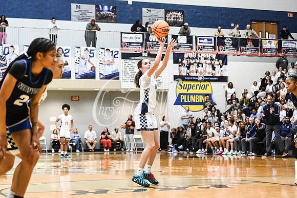 6A GHSA Quarterfinals Girls Basketball with North Paulding High School vs Newton High Schoo